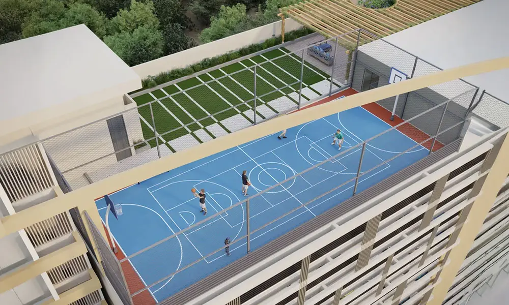 Dosti Primus Courtyard Top View